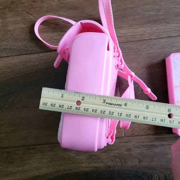 Disney Princess Style Trendy Traveler Backpack Clutch Lipstick Credit Card Pink - Picture 13 of 15